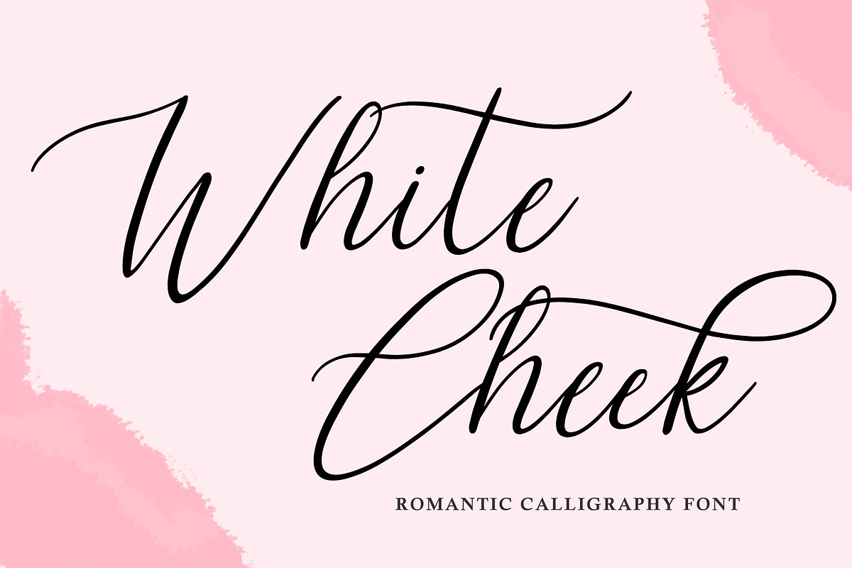 White Cheek Modern Calligraphy Scrip, a Script Font by Yuby Creative (Photo 1 of 7)