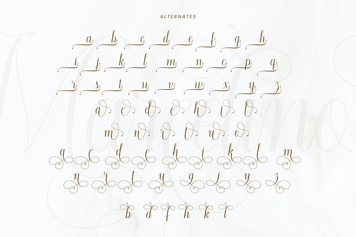 Morgalino - Wedding Script Font, a Script Font by Flawless And Co (Photo 10 of 10)