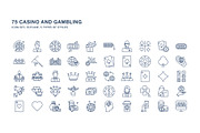 Casino and gambling icon set, an Icon by Icongeek26 (Thumbnail 2 of 6)