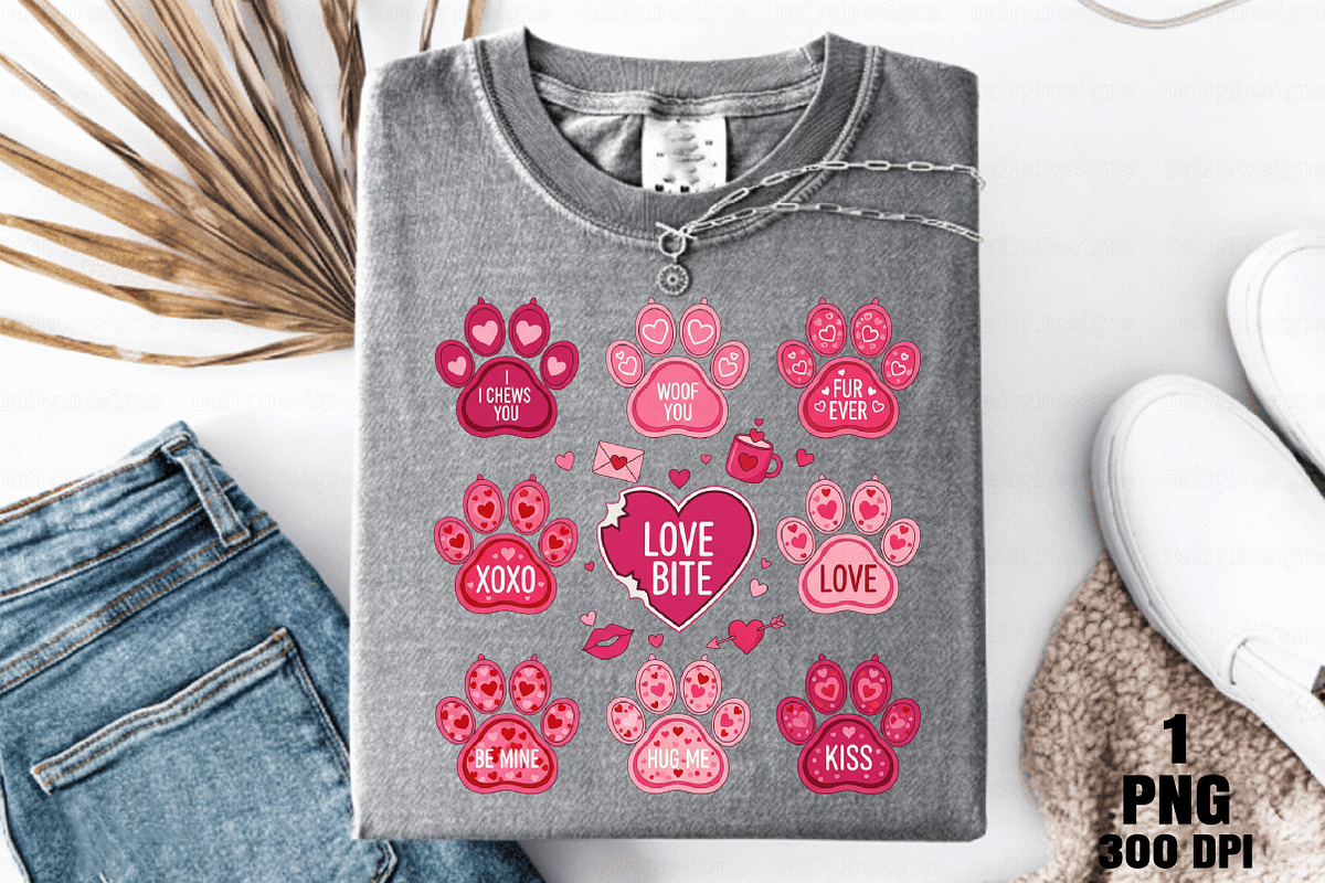 Dog Valentine Png, Dog Mom Png, an Illustration by Daily.Designs (Photo 5 of 10)