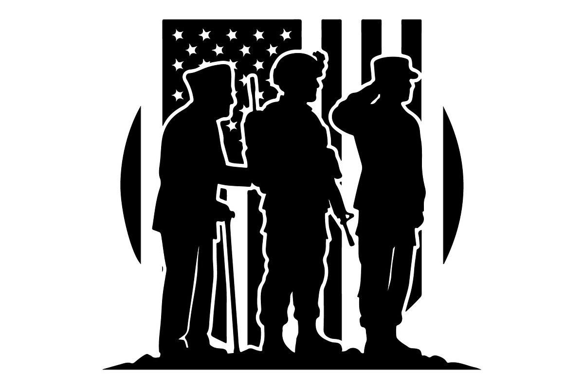 Military Brotherhood Patriot Flag, an Object Graphic by Gfx_Store (Photo 6 of 17)