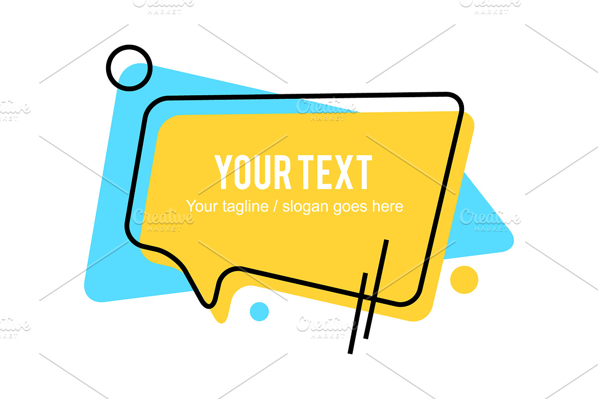 Creative Speech Bubble variation, a Templates & Theme by Toko Pak Sabar (Photo 4 of 6)