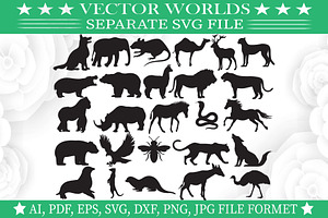 Zoo Animal Svg, Zoo, Animals Svg, an Object Graphic by VectorWorlds