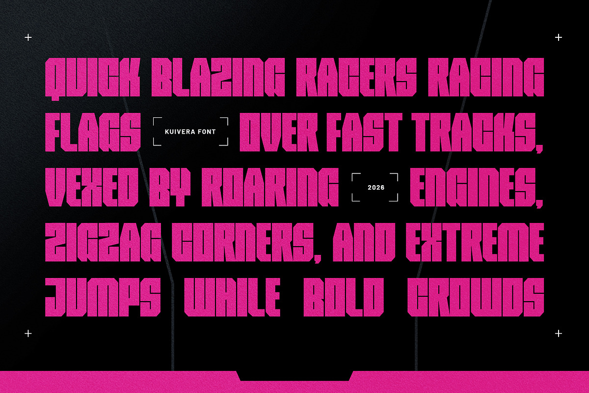 Kuivera - Super Condensed Bold Tech, a Sans Serif Font by Typia Nesia (Photo 4 of 11)