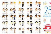 Wedding characters in cartoon style, a Person Illustration by asantosg (Thumbnail 3 of 25)