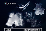 Procreate smoke brushes, a Brush Add-On by Endete & Mazak brushes (Thumbnail 7 of 9)