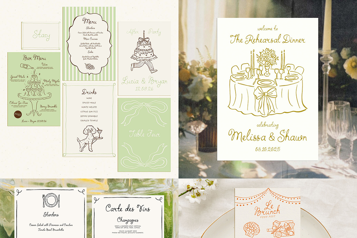Whimsical Wedding SVG Clipart Bundle, an Object Illustration by Ayya Studio (Photo 11 of 22)