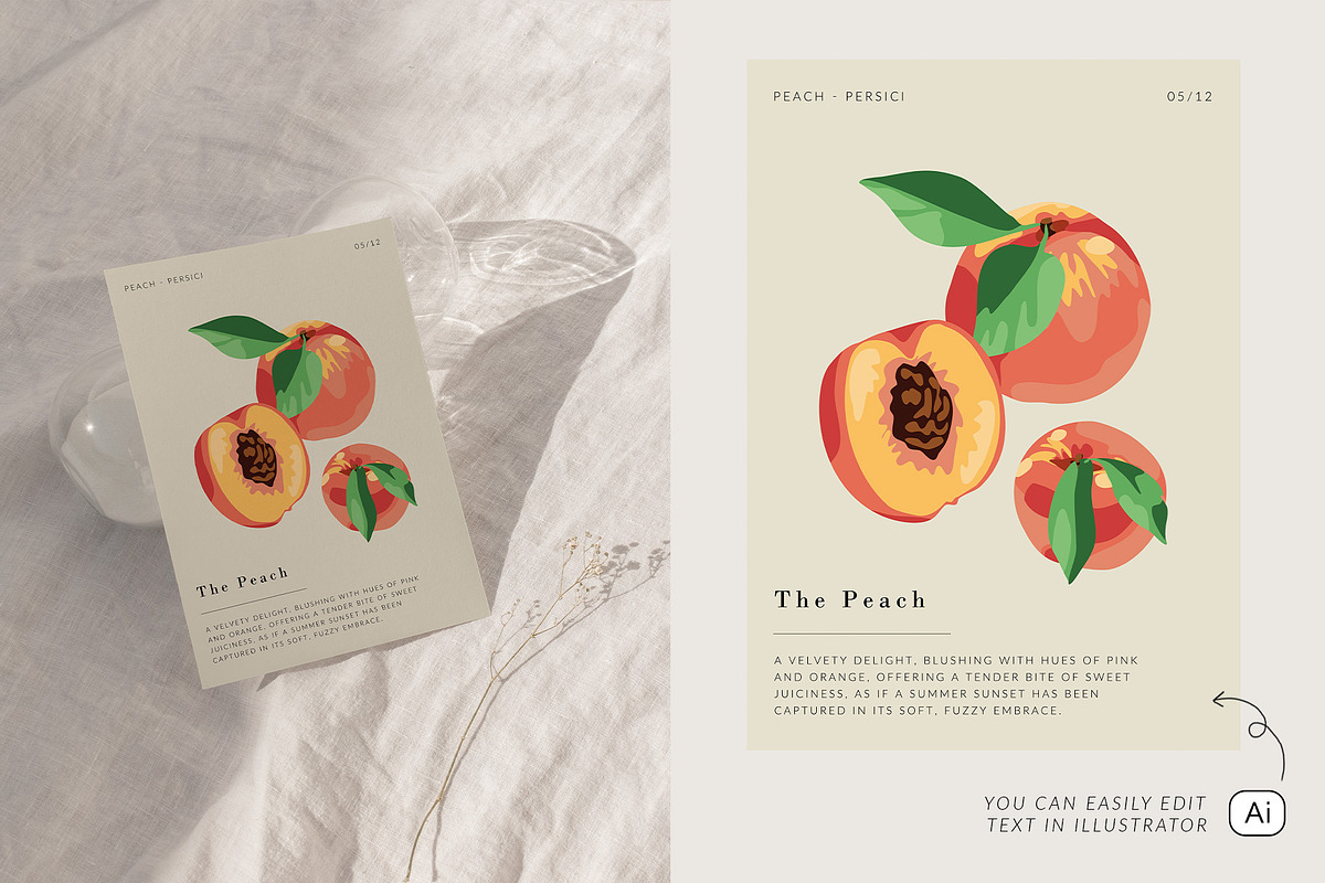 Fruits Season Posters & Patterns, an Illustration by SunnyAfternoons (Photo 4 of 13)