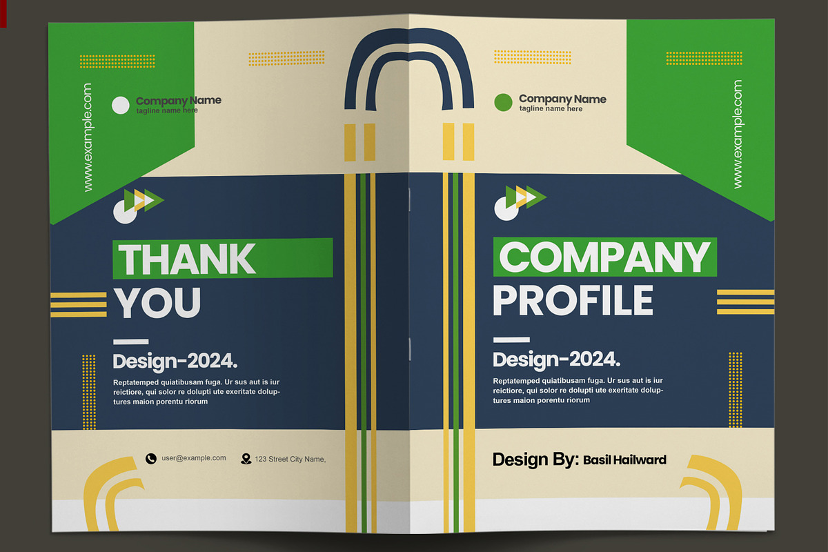 Professional Business Profile, a Brochure Template by ContestDesign (Photo 2 of 4)