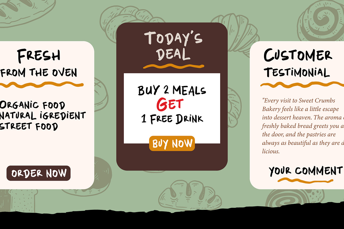 Quick Scribble - Food Base Font, a Handwritten Font by Inviline.co (Photo 9 of 12)