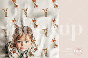 Baby Blanket Mock up, a Product Mockup by MoMockups (Thumbnail 1 of 6)
