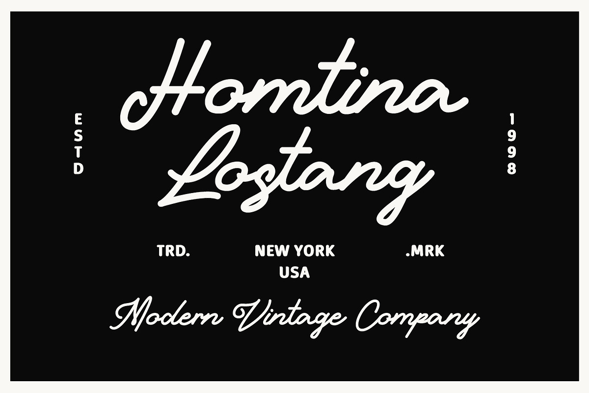 Bentory Authes Vintage Monoline Font, a Script Font by Maulana Creative (Photo 2 of 7)