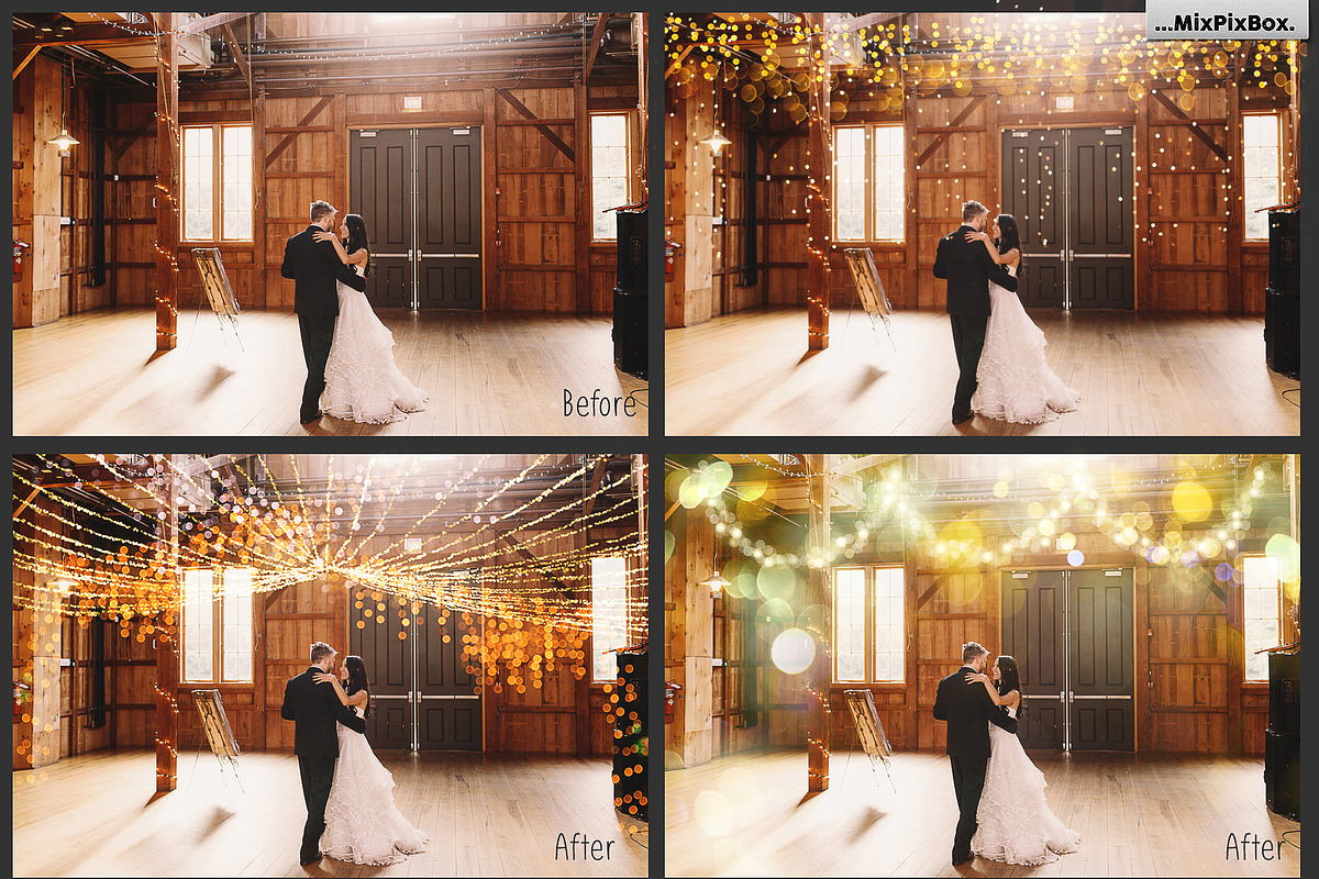 100 Golden Lights Photo Overlays, a Texture Graphic by MixPixBox (Photo 3 of 9)