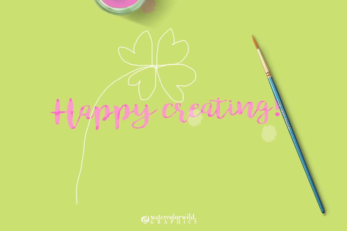 Pink&Pretty-wreaths+elements, an Illustration by watercolorwild.graphics (Photo 9 of 10)