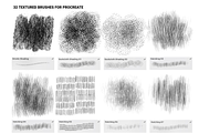 TEXTURED BRUSHES FOR PROCREATE, a Brushes & More by ARTMIRU (Thumbnail 7 of 8)