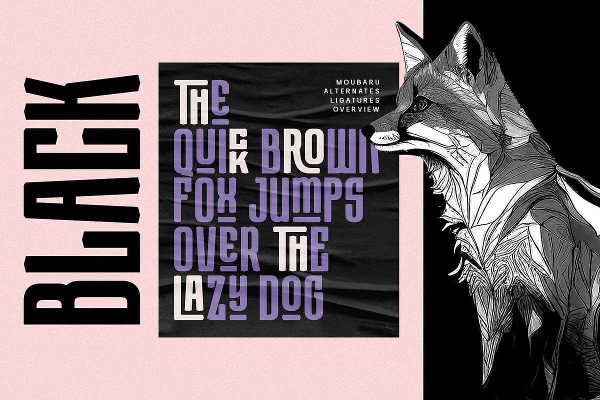 MOUBARU Typeface, a Sans Serif Font by alit design (Photo 4 of 17)