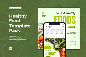 Healthy Food Instagram Post