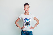 25 T-Shirts Mock-Up (Part 4), a Shirt Mockup by Freeman Studio (Thumbnail 18 of 32)