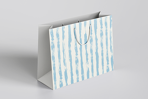 Sky Blue Stripes Vector Pattern