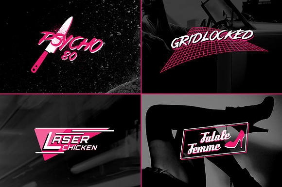 The 80's Action Badges preview 6