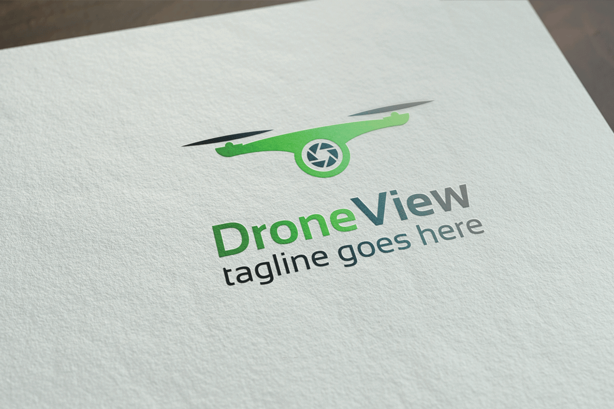 DroneView Logo, a Branding & Logo Template by Xelm (Photo 2 of 3)