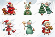 Funny Old Lady Christmas Sublimation, an Illustration by designcity5 (Thumbnail 3 of 5)