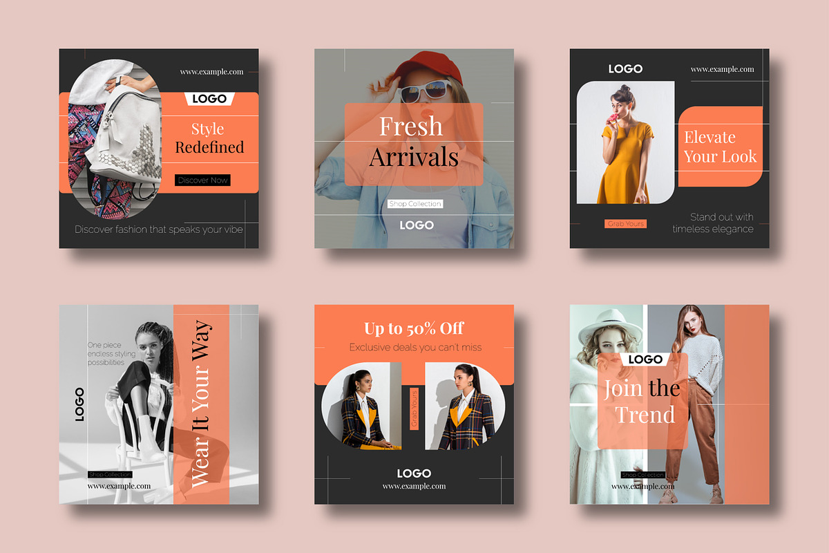 Style Branding Social Media Post, a Social Media Template by MightyDesign (Photo 2 of 8)