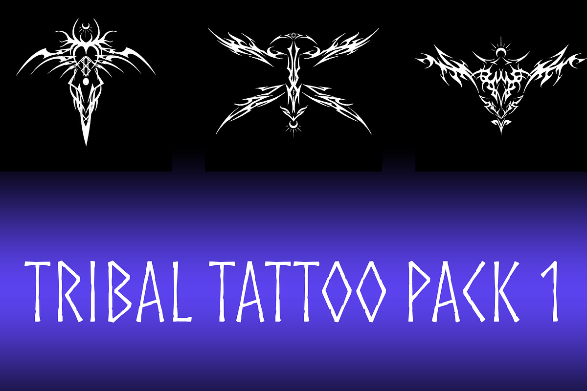 Tribal design pack 1, a Shape Add-On by ᛚᛖᚠᛁᚨᚦᚨᚾ'ᛊ ᛊᛈᛁᚱᛁᛏ