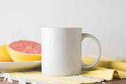Styled Mug with Grapefruit, a Product Mockup by The Ginger Snaps Co (Thumbnail 2 of 2)