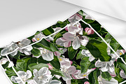Apple Blossom - Botanical pattern, a Pattern Graphic by NNclipart (Thumbnail 2 of 12)