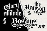 Bugenvil Modern Blackletter, a Blackletter Font by dansdesign (Thumbnail 3 of 8)