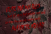 Punksters Trauma - Break the Rules, a Handwritten Font by HypeWorksCo (Thumbnail 12 of 14)
