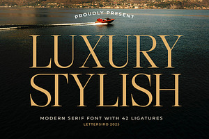 Luxury Styilsh Modern Serif Font