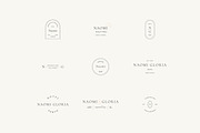 Naomi Minimal Logo Kit Ai,Eps,Psd, a Branding & Logo Template by Feel This (Thumbnail 4 of 13)