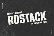 Rostack - Bold Display, a Sans Serif Font by Sronstudio (Thumbnail 1 of 10)