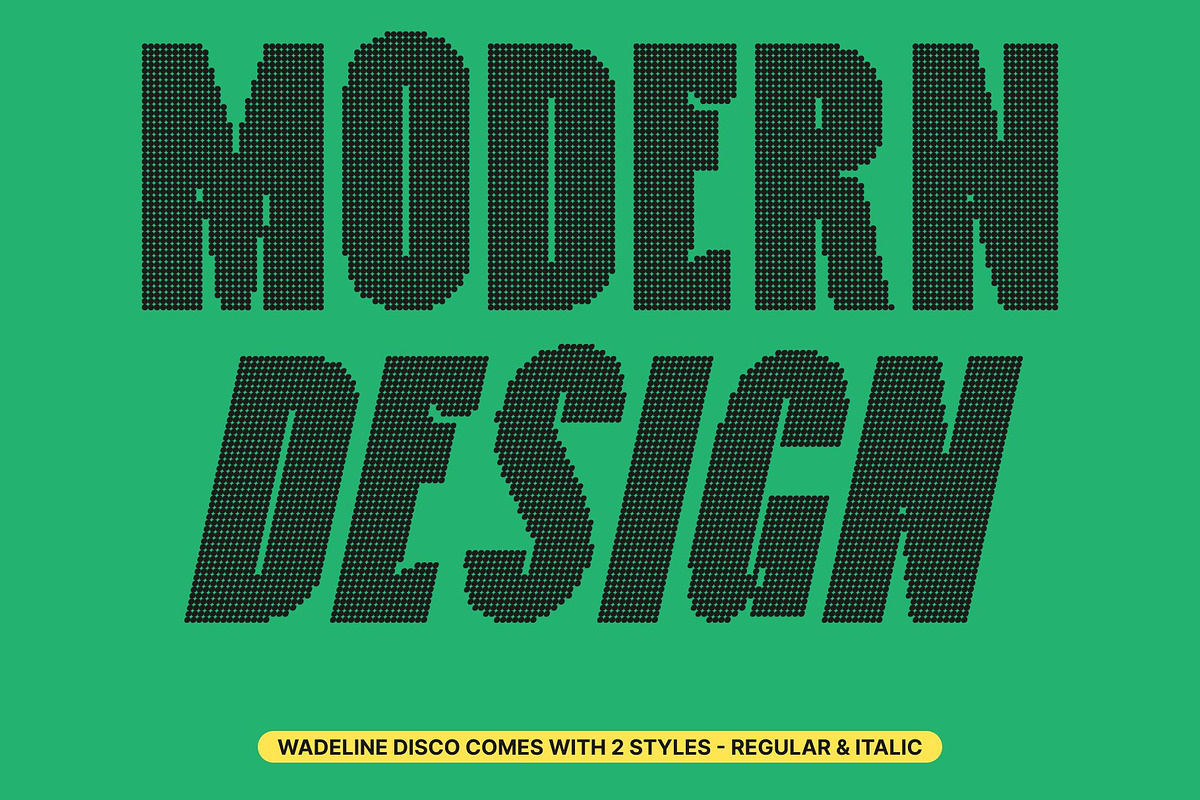 Wadeline Disco, a Sans Serif Font by Craft Supply Co. (Photo 7 of 8)