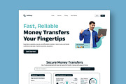 Corporate Landing Page Design, a Landing Page Template by CreativeShaper (Thumbnail 2 of 6)