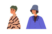 Happy modern people portraits set, a Person Illustration by Good Studio (Thumbnail 5 of 8)