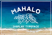 Mahalo - (INTRO SALE), a Font by Mark Richardson (Thumbnail 1 of 3)