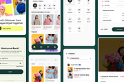 Luxe - Modern Fashion Mobile App, an App Template by trabaskriya (Thumbnail 4 of 5)