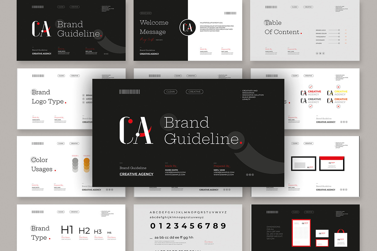 Brand Guideline Presentation, a Presentation Template by MightyDesign (Photo 2 of 8)