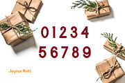 Christmas Tree Font SVG Bonus Icons, a Font by InkCloudDesign (Thumbnail 4 of 6)
