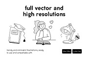 Library and Reading Icon Animations, an Outline Icon by Vectors Market (Thumbnail 3 of 5)