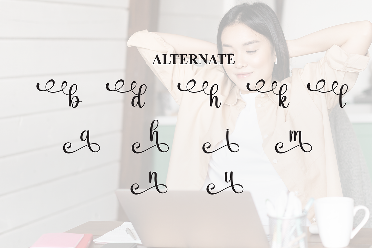 Break | Script Font, a Handwritten Font by Scratchones (Photo 8 of 9)