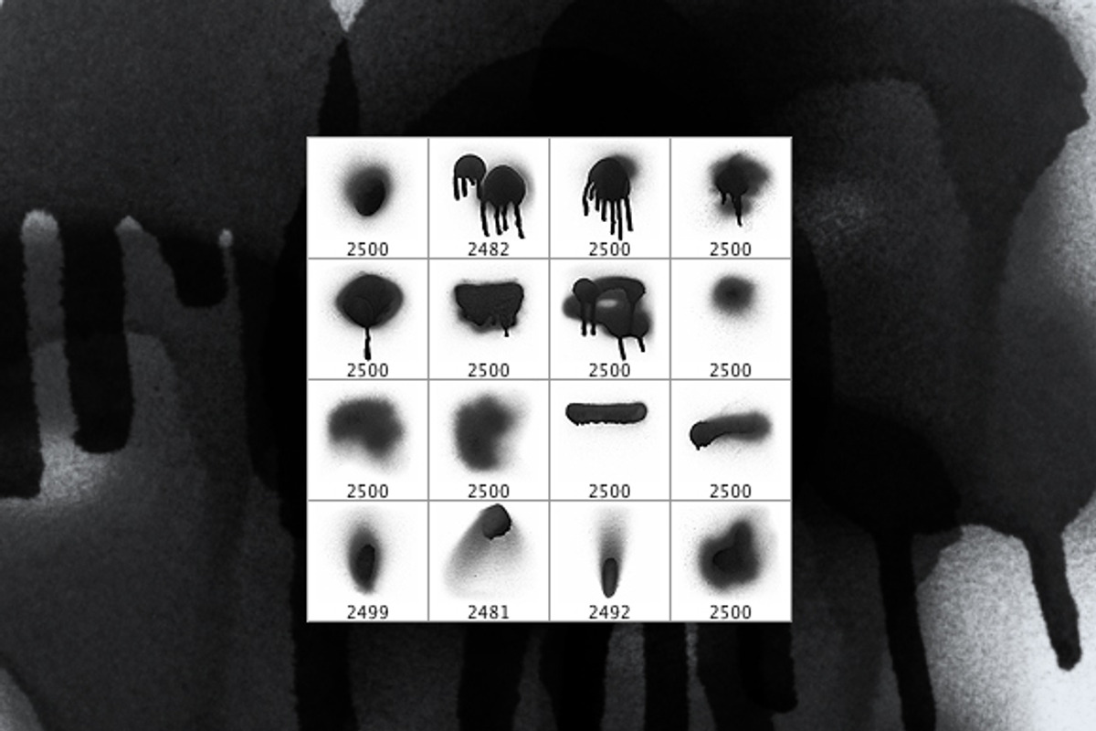 Spray Paint Photoshop Brushes, a Brush Add-On by jeffportaro (Photo 2 of 2)