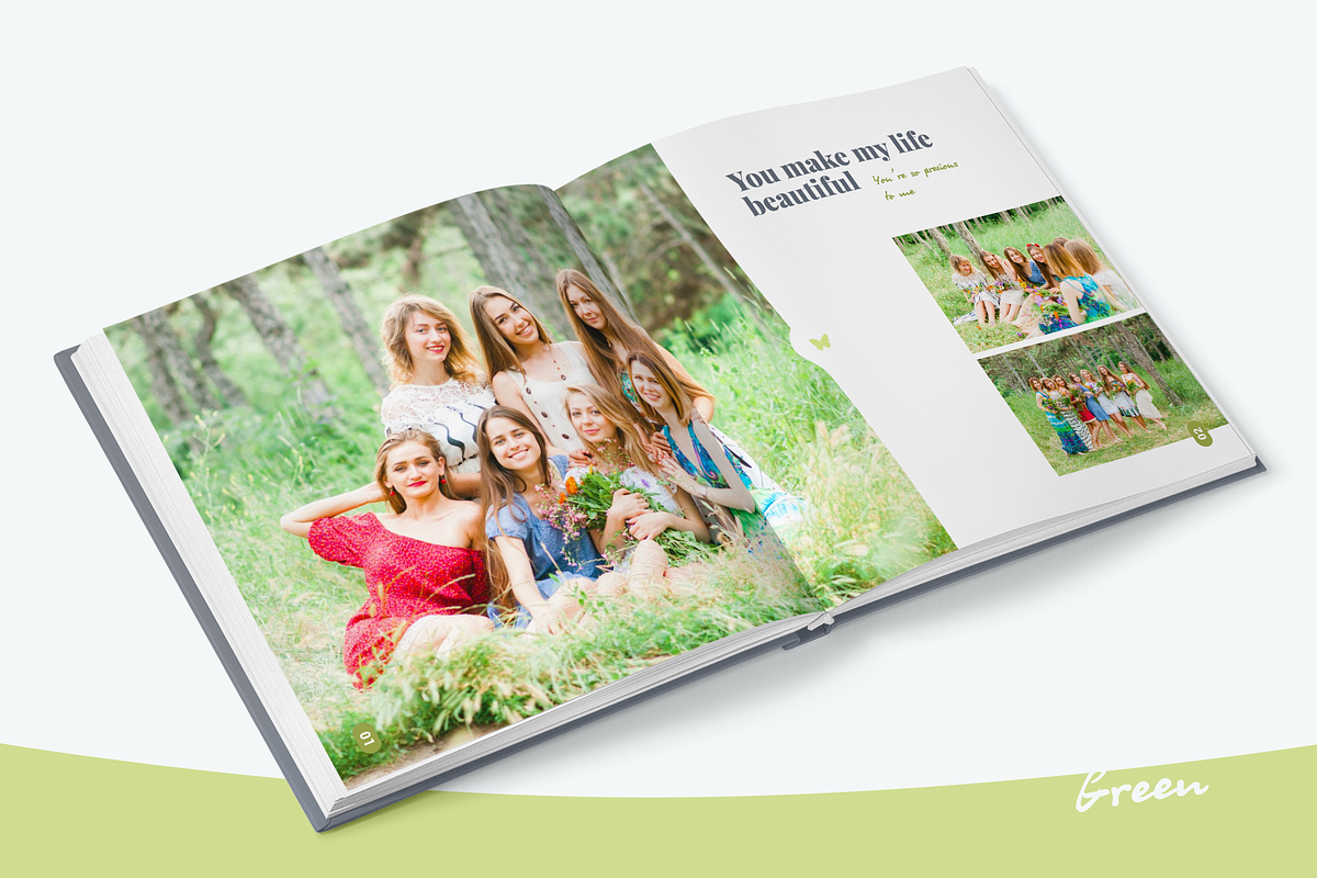 Photo Album Template - Green, a Stationery Template by ArealPro (Photo 6 of 22)