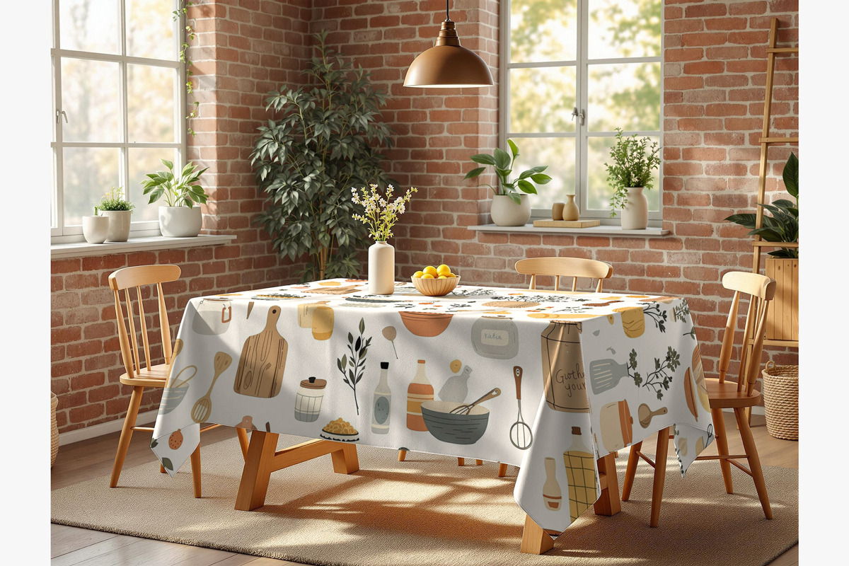 Table setting mockup, an Advertising Mockup by Rami's Mockups (Photo 2 of 3)