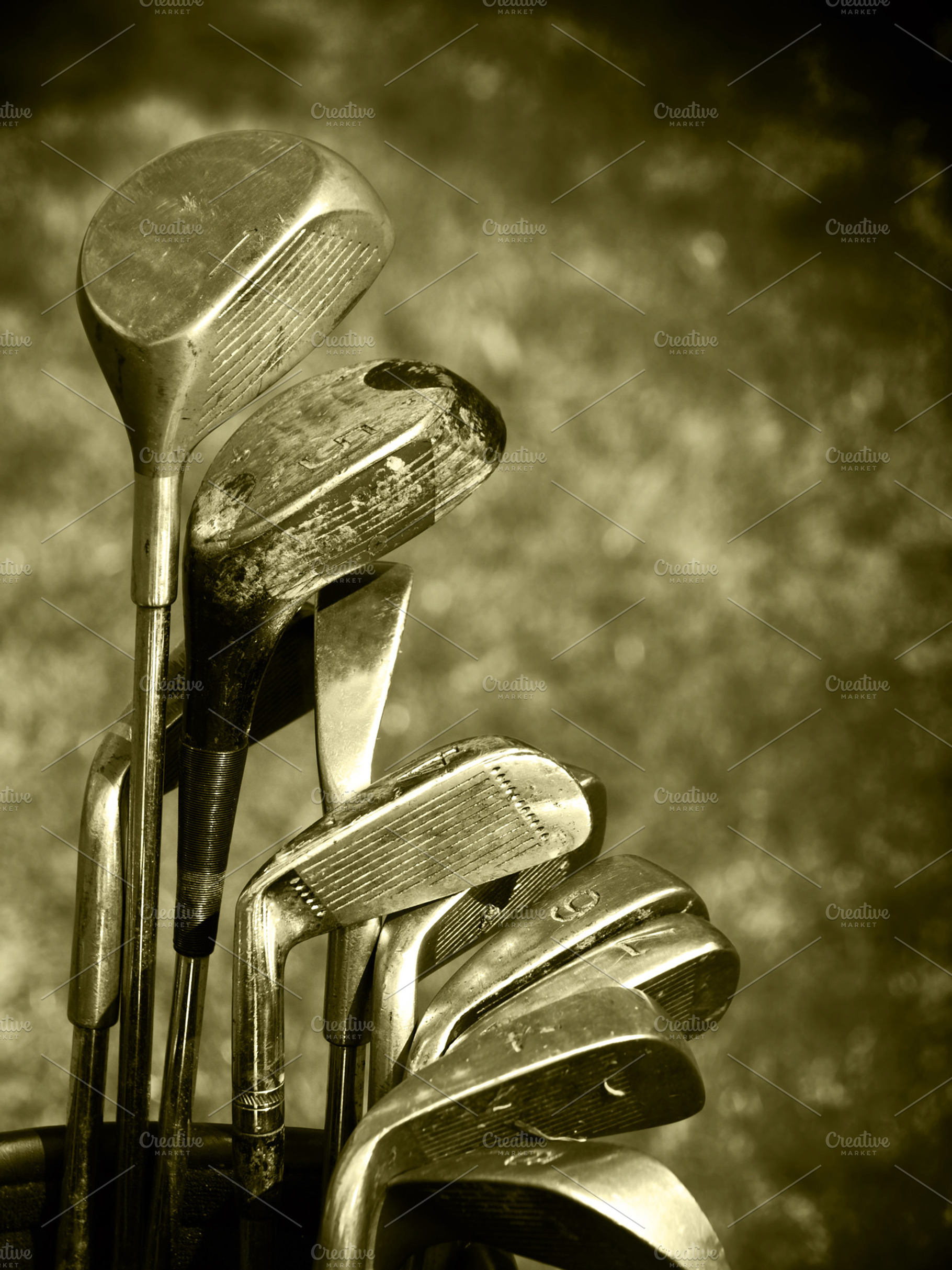Vintage Set of Golf Clubs