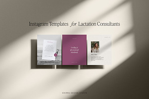 Lactation Consultant Templates, a Social Media Template by Ederra Design