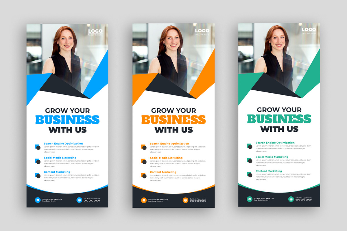 Business Rack Card or DL Flyer, a Flyer Template by nandinigraphics